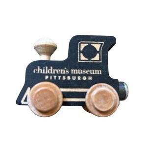 Pittsburgh Children’s Museum NameTrains Wooden Landmark Train Engine